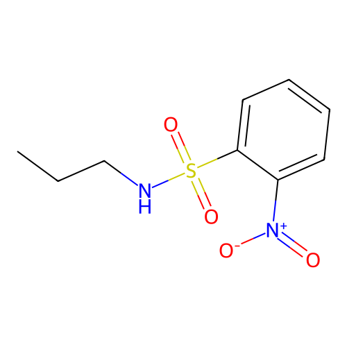 2-Nitro-N-propylbenzenesulfonamide structure
