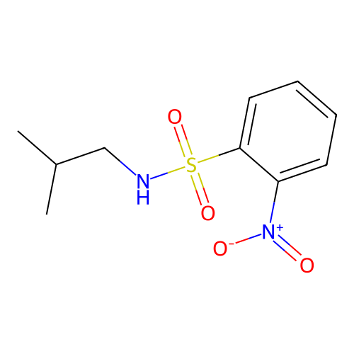 2-Nitro-N-isobutylbenzenesulfonamide structure