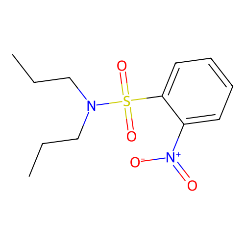 Benzenesulfonamide, 2-nitro-N,N-dipropyl- structure