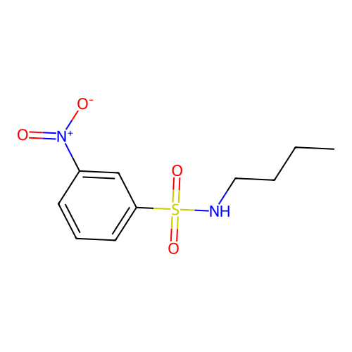 N-Butyl 3-nitrobenzenesulfonamide structure