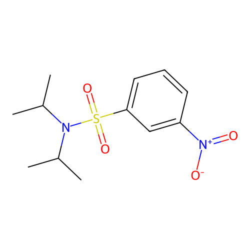 Benzenesulfonamide, N,N-bis(1-methylethyl)-3-nitro- structure