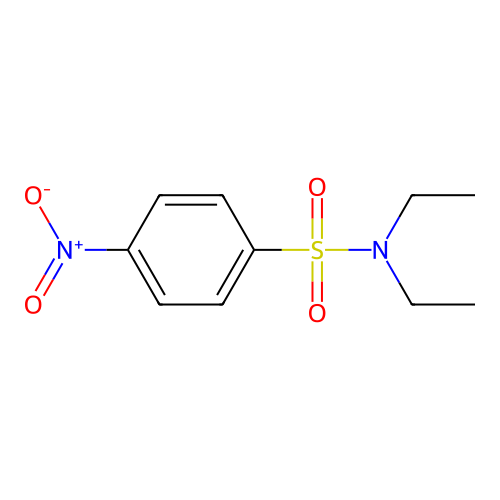 N,N-Diethyl-4-nitrobenzenesulfonamide structure