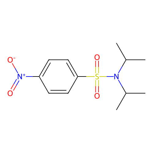Benzenesulfonamide, N,N-bis(1-methylethyl)-4-nitro- structure