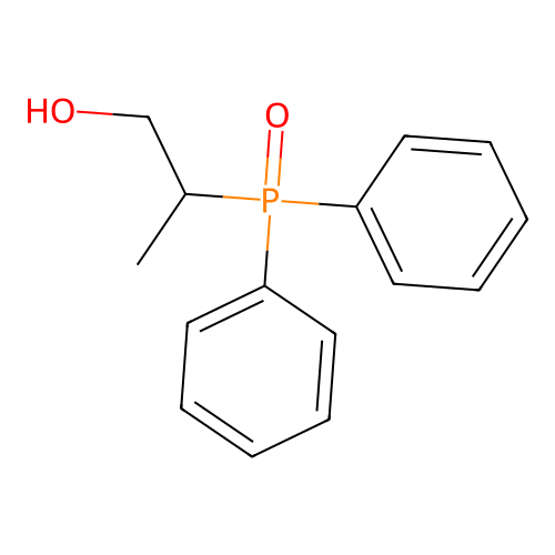 1-Propanol, 2-(diphenylphosphinyl)- structure