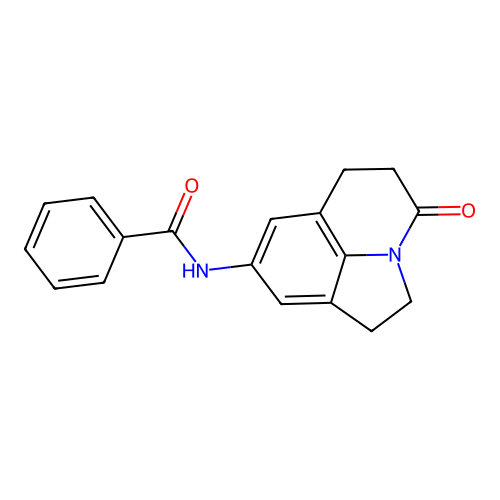 N-{11-oxo-1-azatricyclo[6.3.1.0^{4,12}]dodeca-4(12),5,7-trien-6-yl}benzamide structure