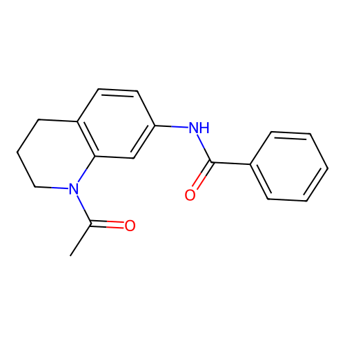 N-(1-acetyl-1,2,3,4-tetrahydroquinolin-7-yl)benzamide structure