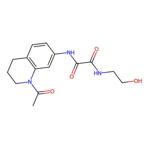 N1-(1-acetyl-1,2,3,4-tetrahydroquinolin-7-yl)-N2-(2-hydroxyethyl)oxalamide structure
