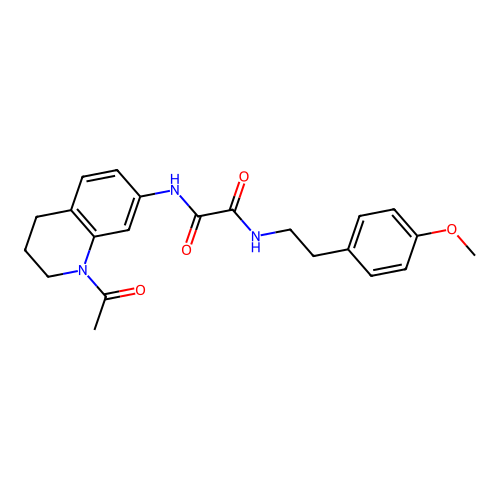 N1-(1-acetyl-1,2,3,4-tetrahydroquinolin-7-yl)-N2-(4-methoxyphenethyl)oxalamide structure