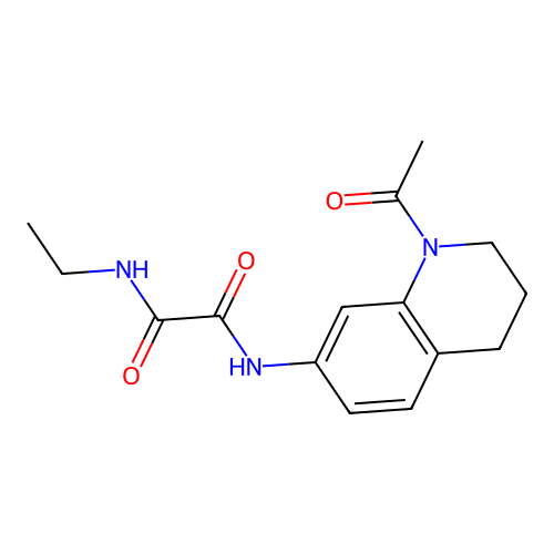 N1-(1-acetyl-1,2,3,4-tetrahydroquinolin-7-yl)-N2-ethyloxalamide structure