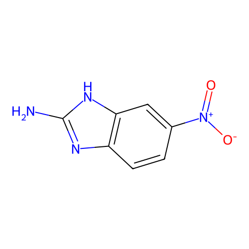 2-Amino-5-nitrobenzimidazole structure