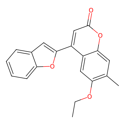 4-(1-benzofuran-2-yl)-6-ethoxy-7-methyl-2H-chromen-2-one structure