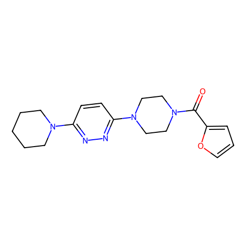 Furan-2-yl-[4-(6-piperidin-1-ylpyridazin-3-yl)piperazin-1-yl]methanone structure