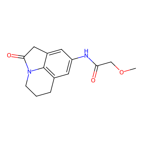 2-methoxy-N-{2-oxo-1-azatricyclo[6.3.1.0^{4,12}]dodeca-4,6,8(12)-trien-6-yl}acetamide structure