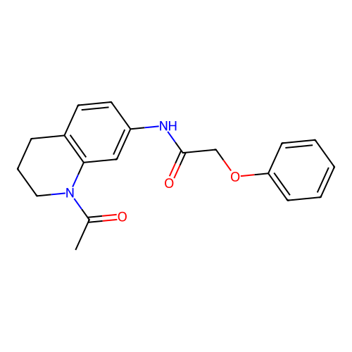 N-(1-acetyl-1,2,3,4-tetrahydroquinolin-7-yl)-2-phenoxyacetamide structure