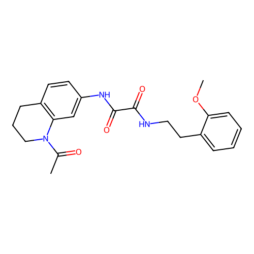 N1-(1-acetyl-1,2,3,4-tetrahydroquinolin-7-yl)-N2-(2-methoxyphenethyl)oxalamide structure