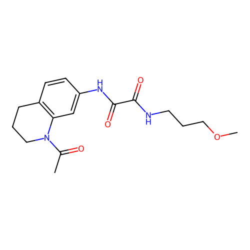 N1-(1-acetyl-1,2,3,4-tetrahydroquinolin-7-yl)-N2-(3-methoxypropyl)oxalamide structure