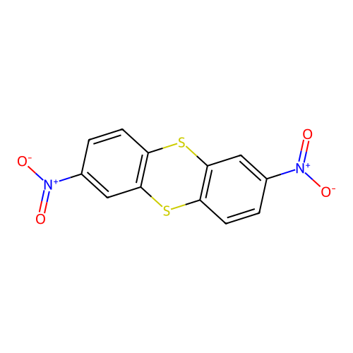 2,7-Dinitrothianthrene structure