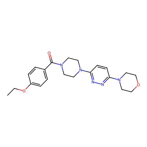 (4-Ethoxyphenyl)(4-(6-morpholinopyridazin-3-yl)piperazin-1-yl)methanone structure