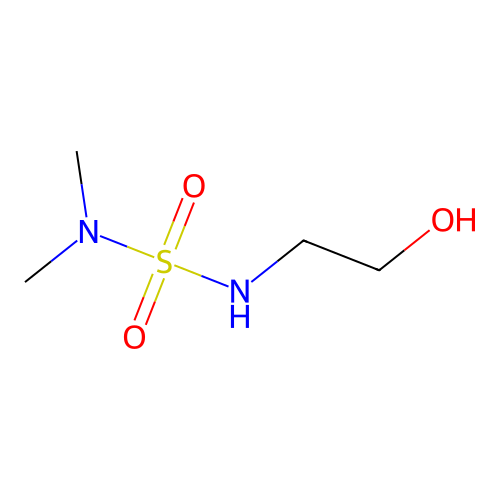 Sulfamide, N'-(2-hydroxyethyl)-N,N-dimethyl- structure