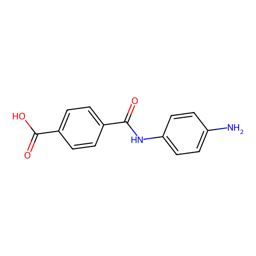 4-(((4-Aminophenyl)amino)carbonyl)benzoic acid structure