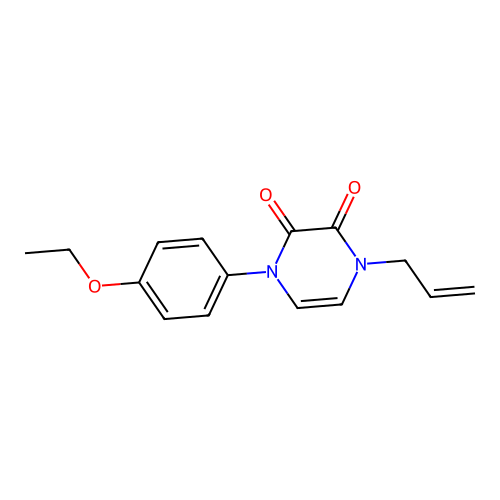 1-(4-Ethoxyphenyl)-4-(prop-2-en-1-yl)-1,2,3,4-tetrahydropyrazine-2,3-dione structure