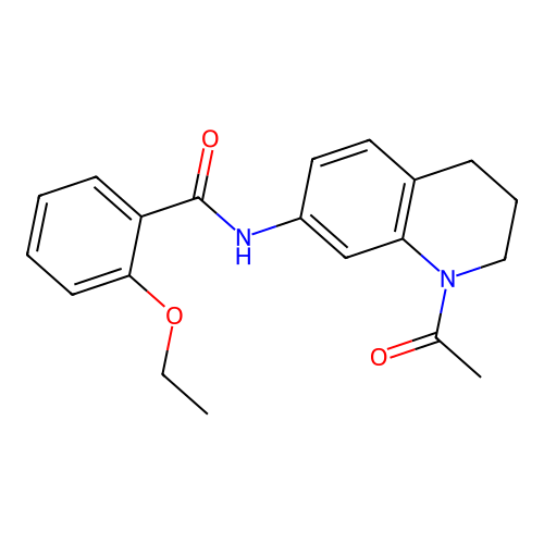 N-(1-acetyl-1,2,3,4-tetrahydroquinolin-7-yl)-2-ethoxybenzamide structure