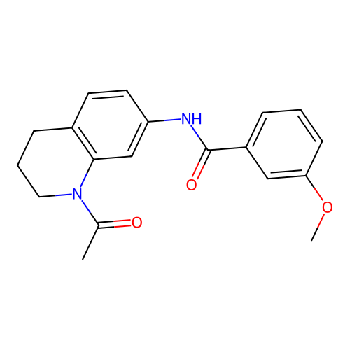 N-(1-acetyl-1,2,3,4-tetrahydroquinolin-7-yl)-3-methoxybenzamide structure