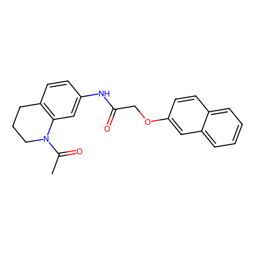 N-(1-acetyl-1,2,3,4-tetrahydroquinolin-7-yl)-2-(naphthalen-2-yloxy)acetamide structure