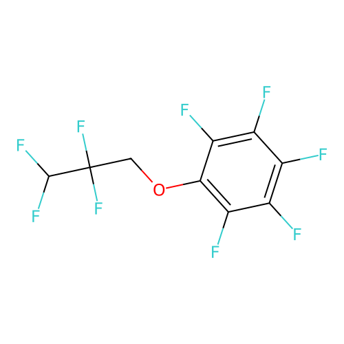 Pentafluoro-(2,2,3,3-tetrafluoropropoxy)benzene structure