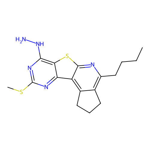 C17H21N5S2 structure