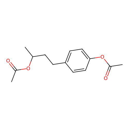4-[3-(Acetyloxy)butyl]phenyl acetate structure