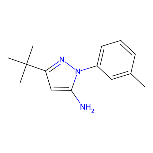 3-(tert-Butyl)-1-(m-tolyl)-1H-pyrazol-5-amine structure