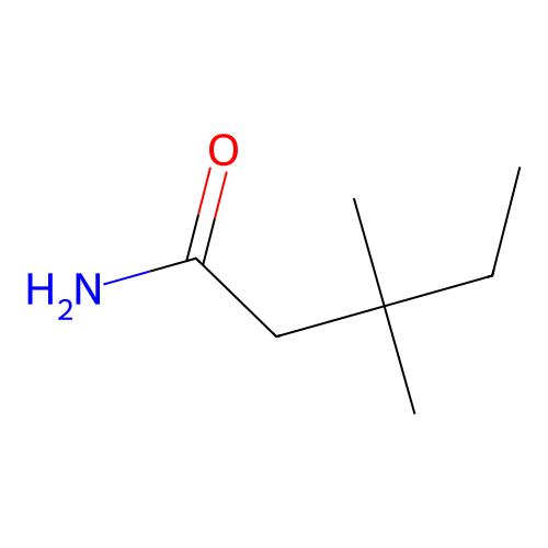 3,3-Dimethylpentanamide structure