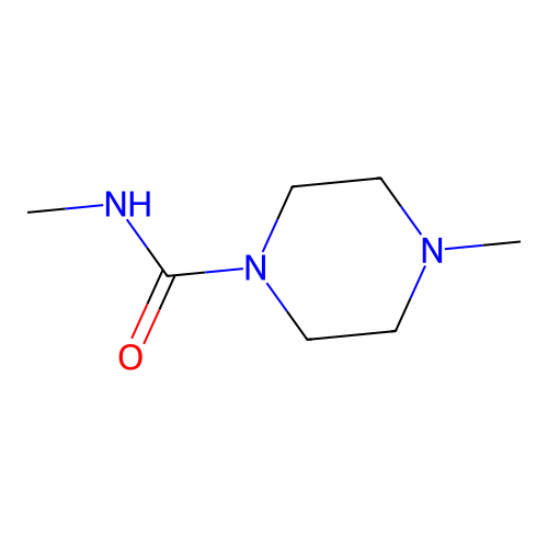 N,4-dimethylpiperazine-1-carboxamide structure