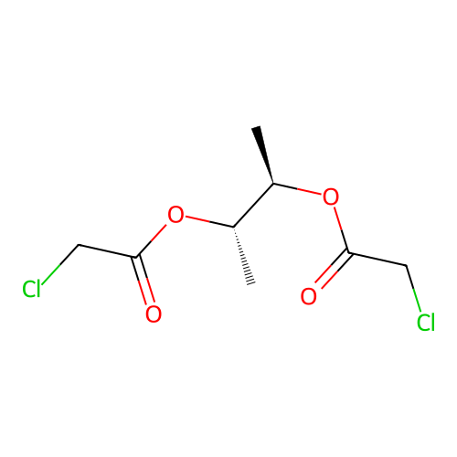 (2r,3s)-3-[(Chloroacetyl)oxy]butan-2-yl chloroacetate structure