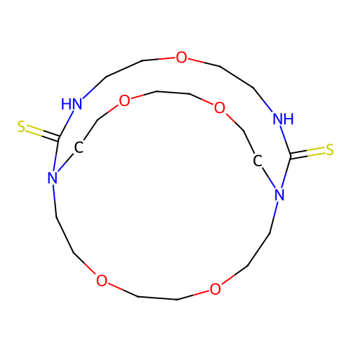 6,14,17,22,25-Pentaoxa-1,3,9,11-tetraazabicyclo[9.8.8]heptacosane-2,10-dithione structure