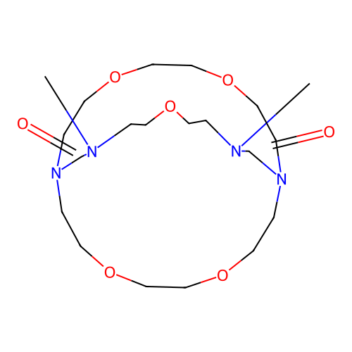 6,14,17,22,25-Pentaoxa-1,3,9,11-tetraazabicyclo[9.8.8]heptacosane-2,10-dione, 3,9-dimethyl- structure