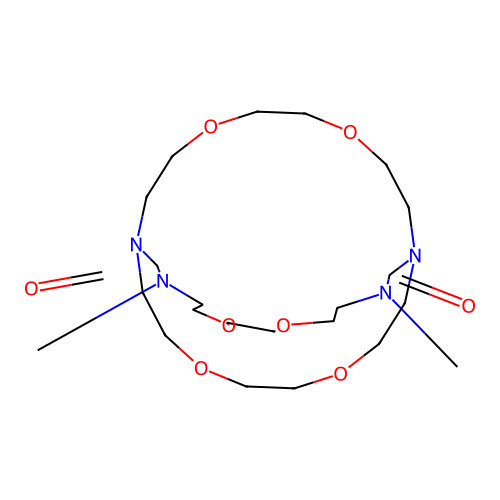 6,9,17,20,25,28-Hexaoxa-1,3,12,14-tetraazabicyclo[12.8.8]triacontane-2,13-dione, 3,12-dimethyl- structure
