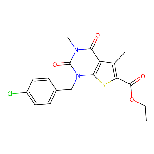 C18H17ClN2O4S structure