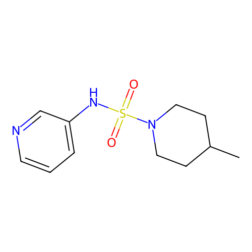 4-methyl-N-pyridin-3-ylpiperidine-1-sulfonamide structure