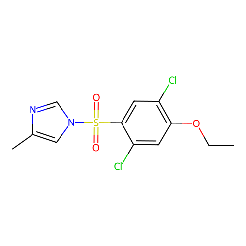 1-(2,5-Dichloro-4-ethoxyphenyl)sulfonyl-4-methylimidazole structure
