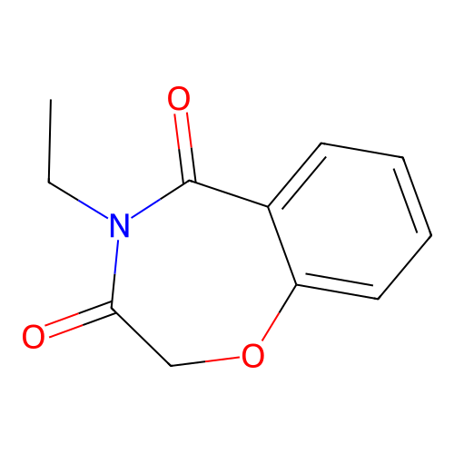 4-ethyl-1,4-benzoxazepine-3,5(2H,4H)-dione structure