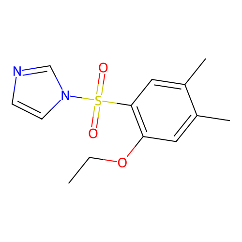 1-(2-Ethoxy-4,5-dimethylphenyl)sulfonylimidazole structure