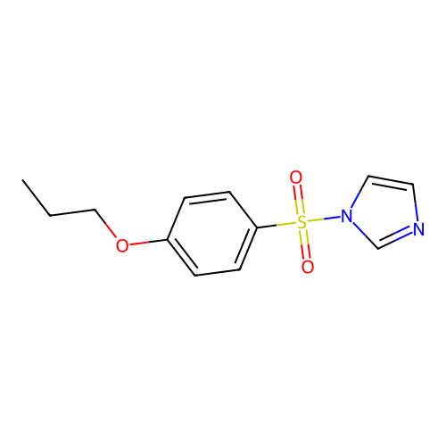 1-(4-Propoxyphenyl)sulfonylimidazole structure
