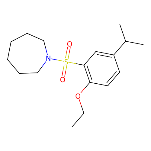 1-((2-Ethoxy-5-isopropylphenyl)sulfonyl)azepane structure