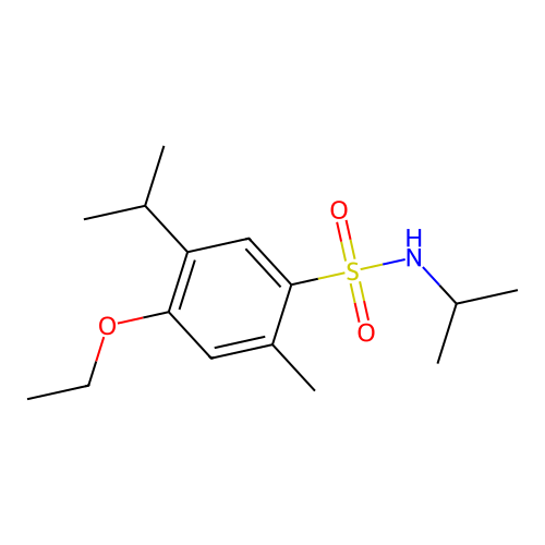4-ethoxy-N,5-diisopropyl-2-methylbenzenesulfonamide structure