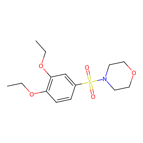 4-(3,4-Diethoxyphenyl)sulfonylmorpholine structure