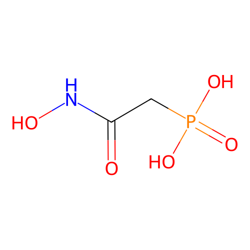 P-(2-(羟基氨基)-2-氧代乙基)膦酸 structure