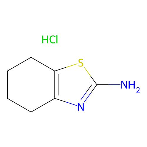 4,5,6,7-Tetrahydro-1,3-benzothiazol-2-amine--hydrogen chloride (1/1) structure