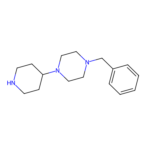 1-Benzyl-4-piperidin-4-yl-piperazine structure